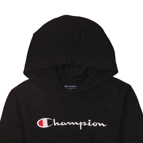 Champion Womens Black XL Pullover Hoodie Sweatshirt