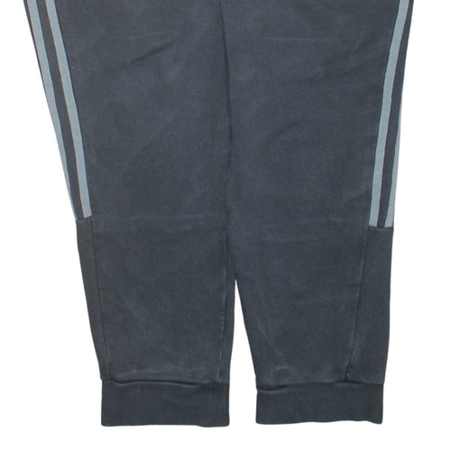 Adidas Men's Black XL Fleece Track Pants Tapered Joggers
