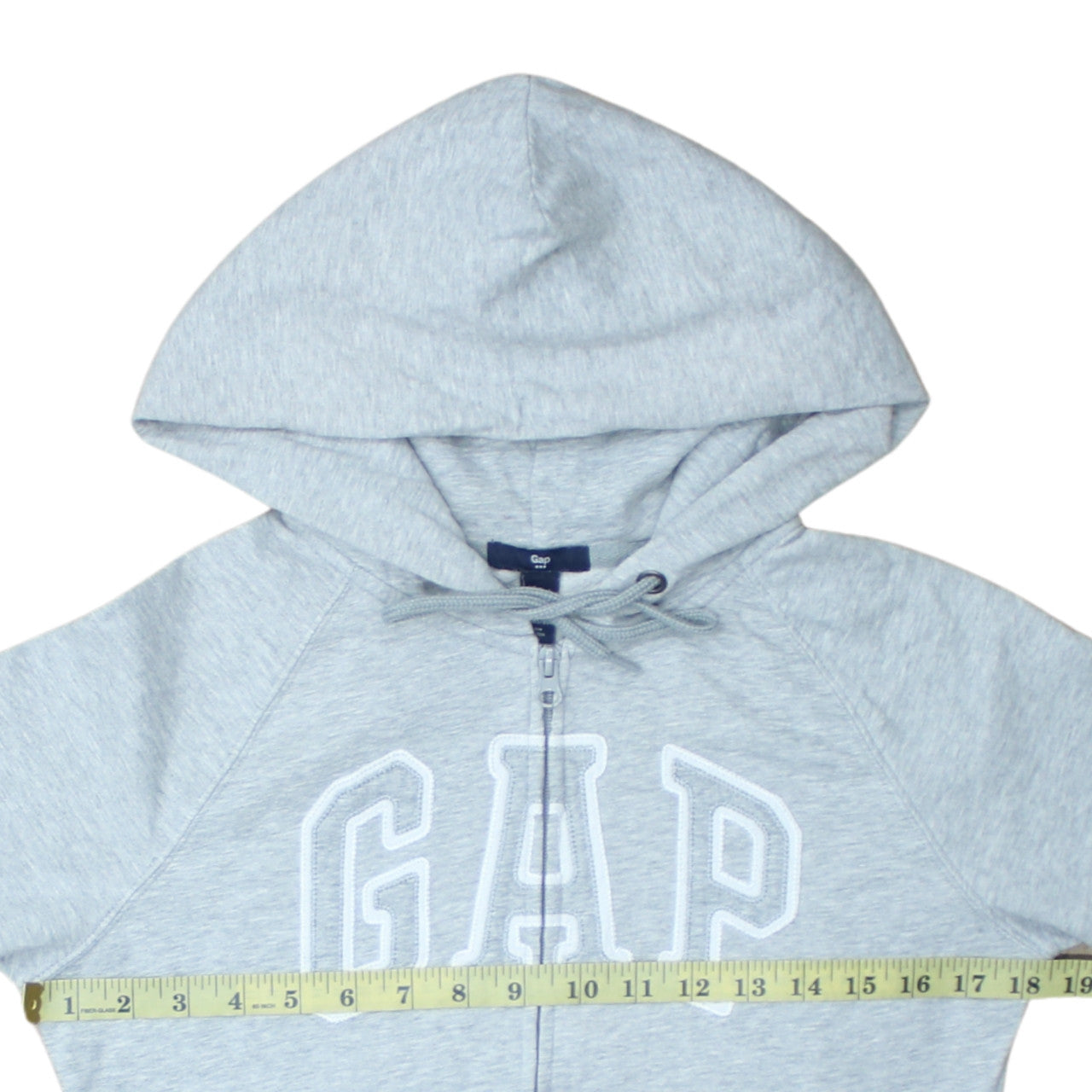 GAP Women Grey Full Zip Hoodie Small Cotton Blend Casual
