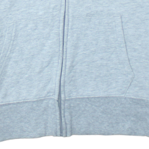 GAP Women Grey Full Zip Hoodie Small Cotton Blend Casual