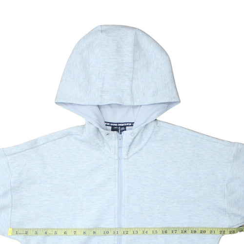 Adidas Women’s Grey Full Zip Hoodie Small Sportswear