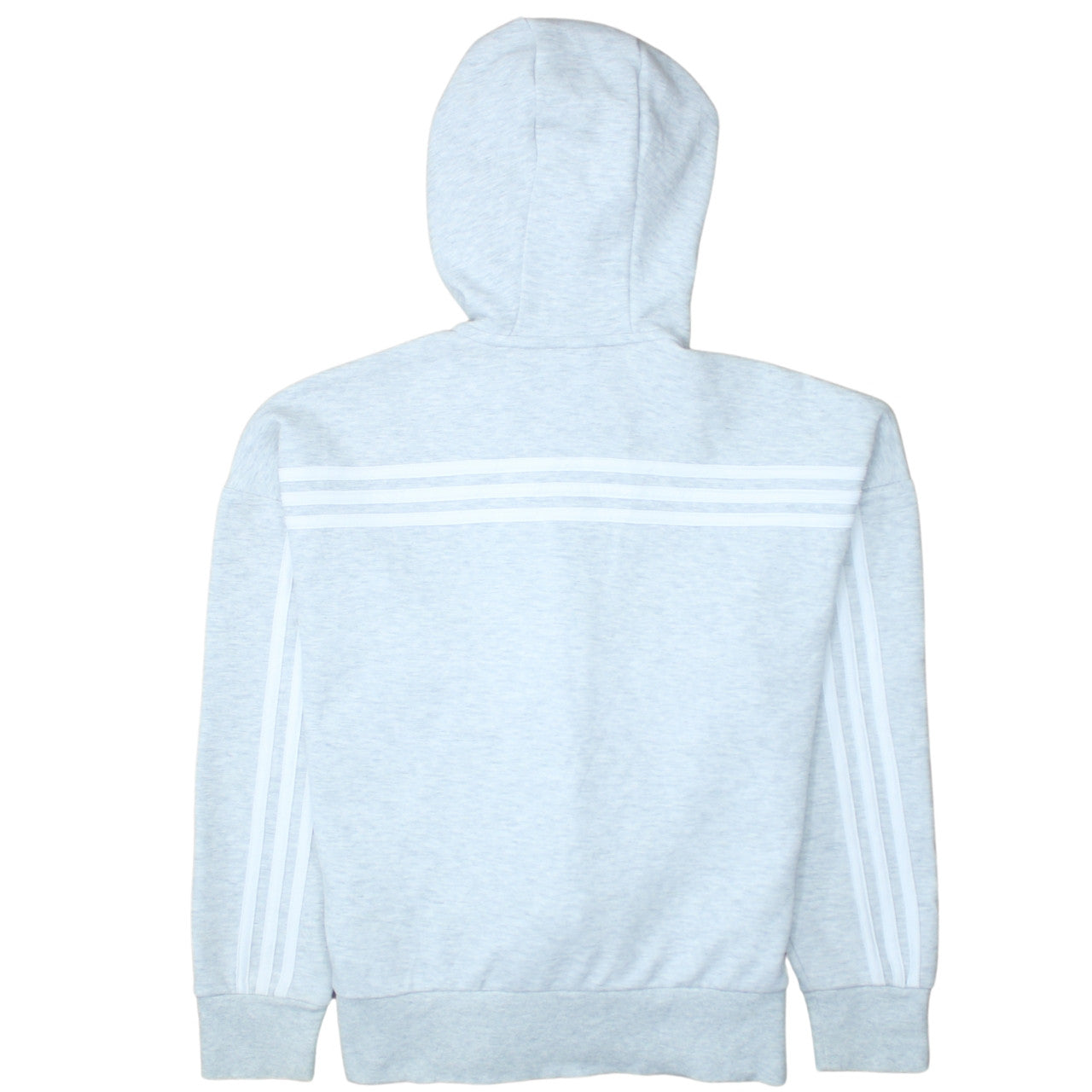 Adidas Women’s Grey Full Zip Hoodie Small Sportswear