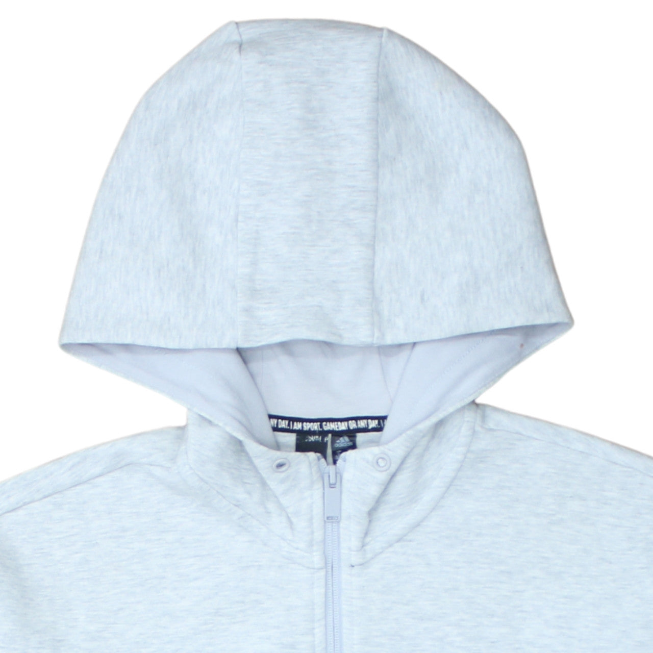 Adidas Women’s Grey Full Zip Hoodie Small Sportswear