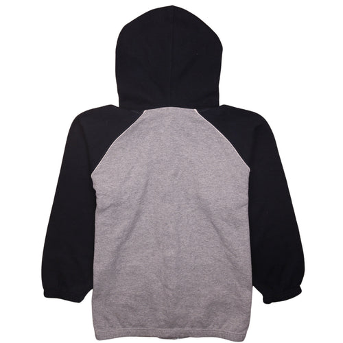 IZOD Women's Grey & Black Full Zip Hoodie Size XL (18) Cotton Blend