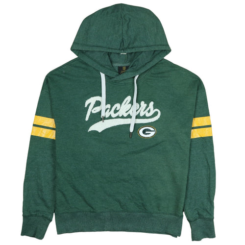 NFL Green Bay Packers Unisex Green Pullover Hoodie Size L