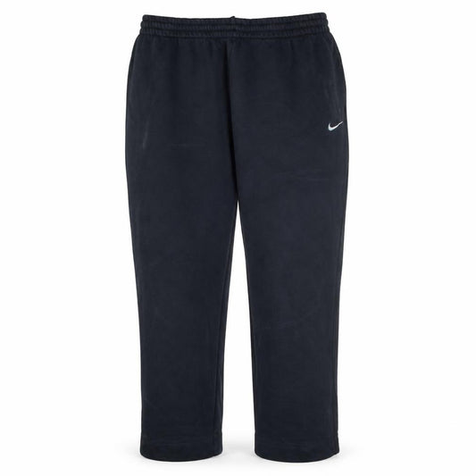 Front view of Nike Men's Black 2XL Fleece Sweatpants Elastic Waist Regular Fit