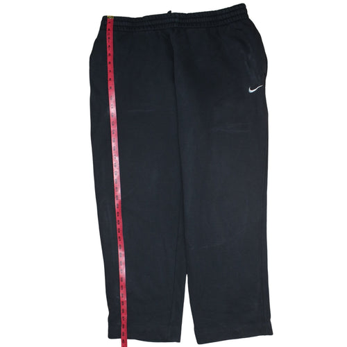 Nike Men's Black 2XL Fleece Sweatpants Elastic Waist Regular Fit