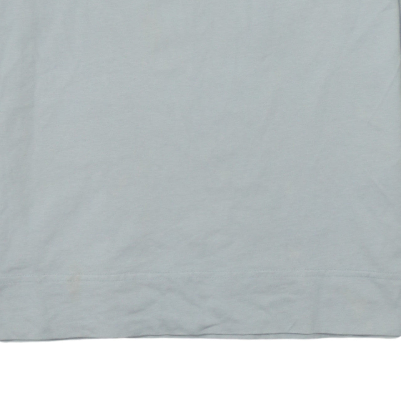 Nike Men's Grey Long Sleeve Graphic Logo Top XS