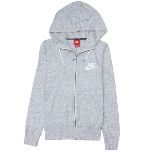 Nike Men's Grey Full Zip Hoodie XS Athletic Fit