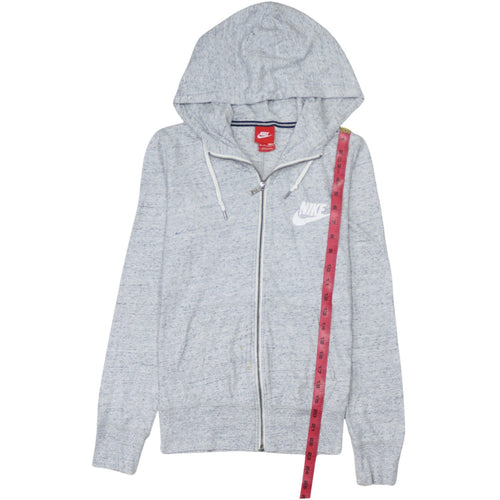 Nike Men's Grey Full Zip Hoodie XS Athletic Fit