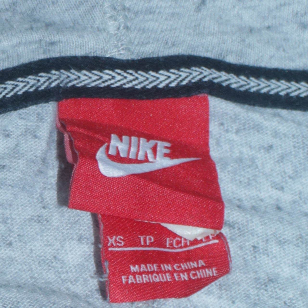 Nike Men's Grey Full Zip Hoodie XS Athletic Fit