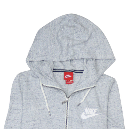 Nike Men's Grey Full Zip Hoodie XS Athletic Fit