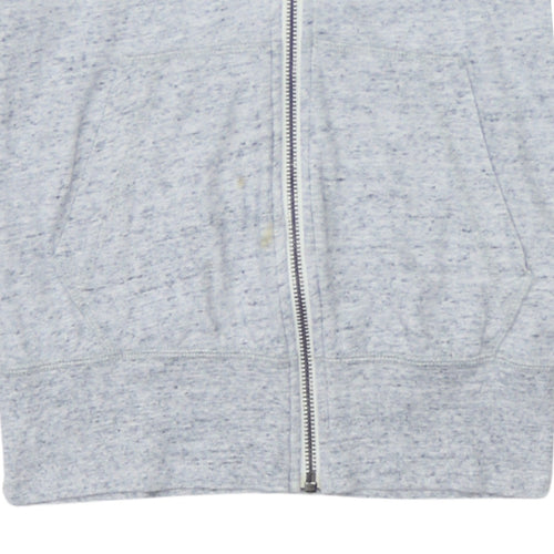 Nike Men's Grey Full Zip Hoodie XS Athletic Fit