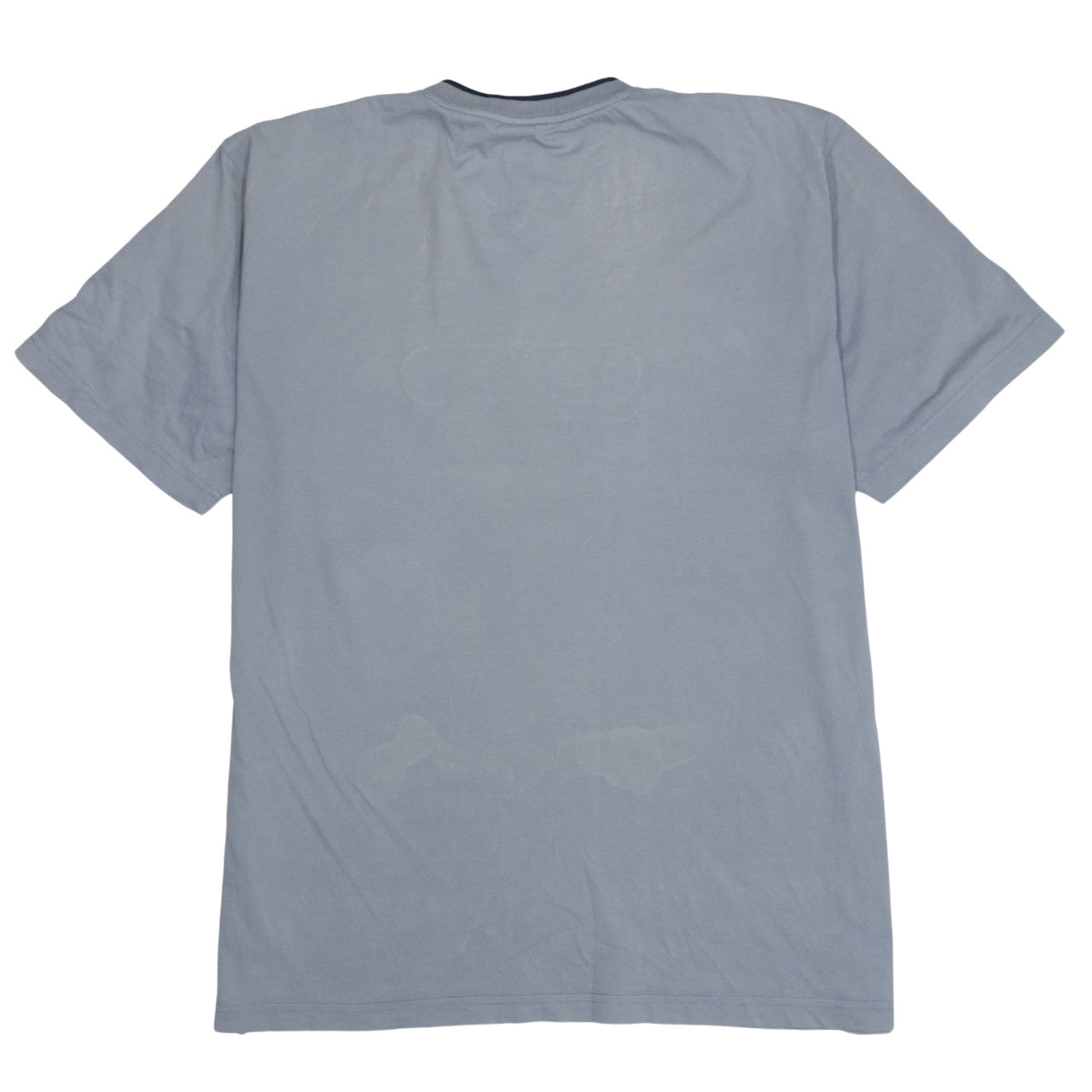 Fila Men's Blue XL V-Neck Logo Cotton Short Sleeve T-Shirt