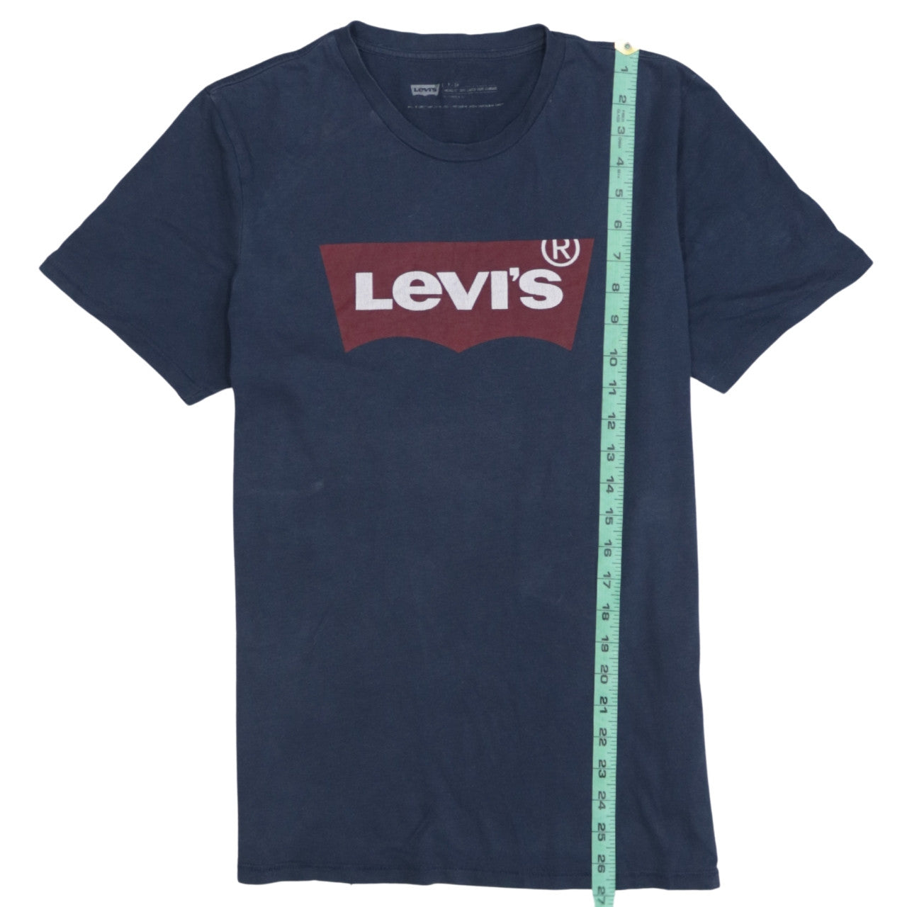 Levi's Men's Blue Graphic Logo Regular Fit Cotton T-Shirt Size S