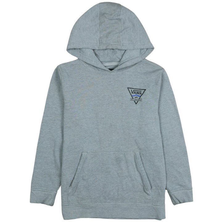 Vans Women’s Grey Pullover Hoodie Large Logo Design Casual
