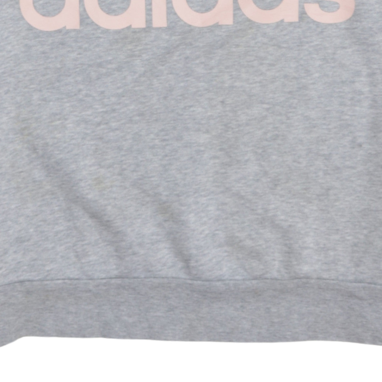 Adidas Womens Grey Pullover Sweatshirt Size M Logo Crew Neck
