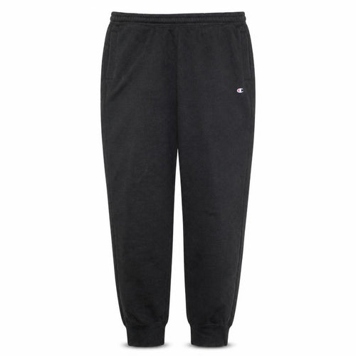 Champion Mens Black Jogger Sweatpants L Elastic Waist Activewear