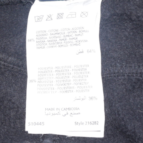 Champion Mens Black Jogger Sweatpants L Elastic Waist Activewear