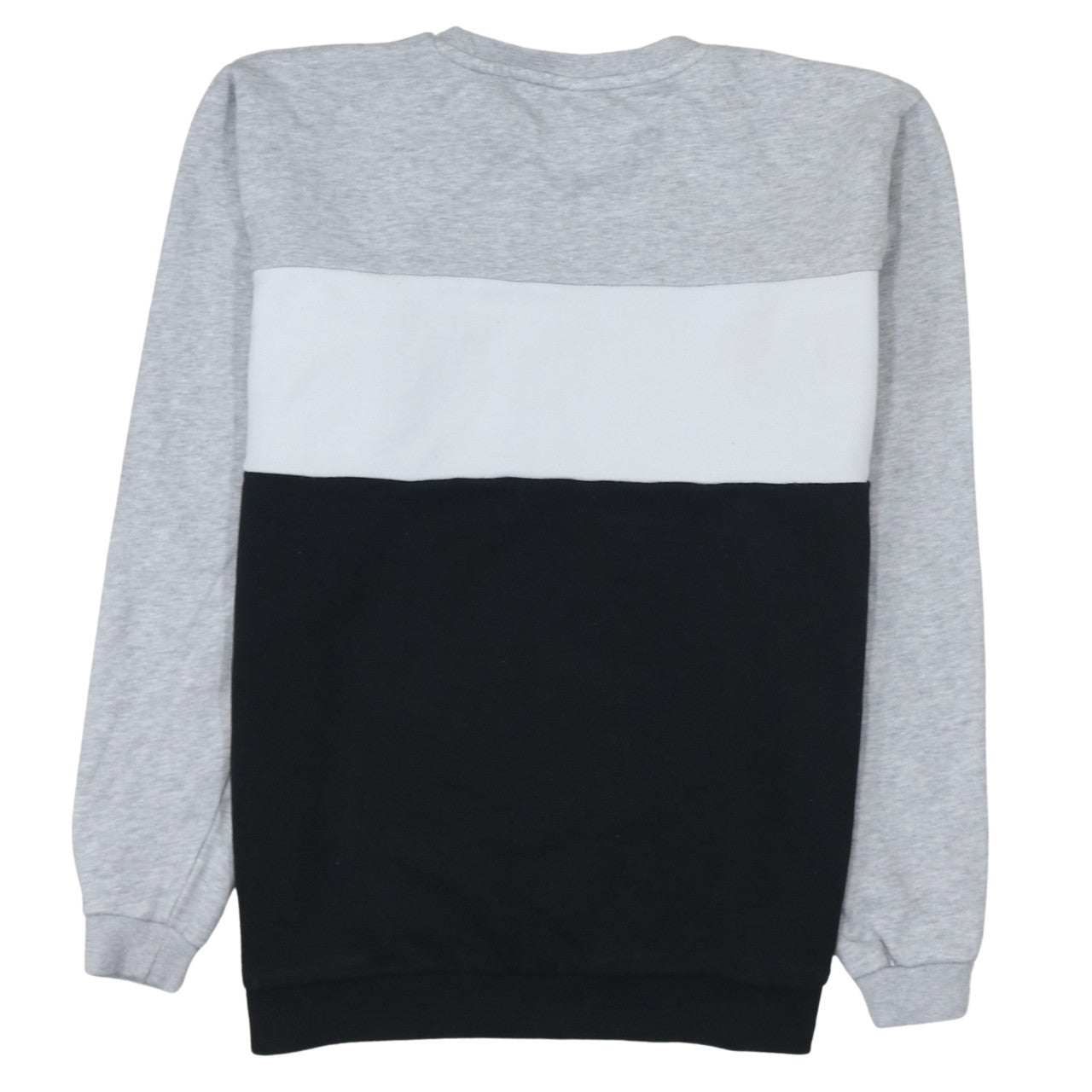 Fila Boys Grey Colourblock Crew Neck Sweatshirt 15-16 Years