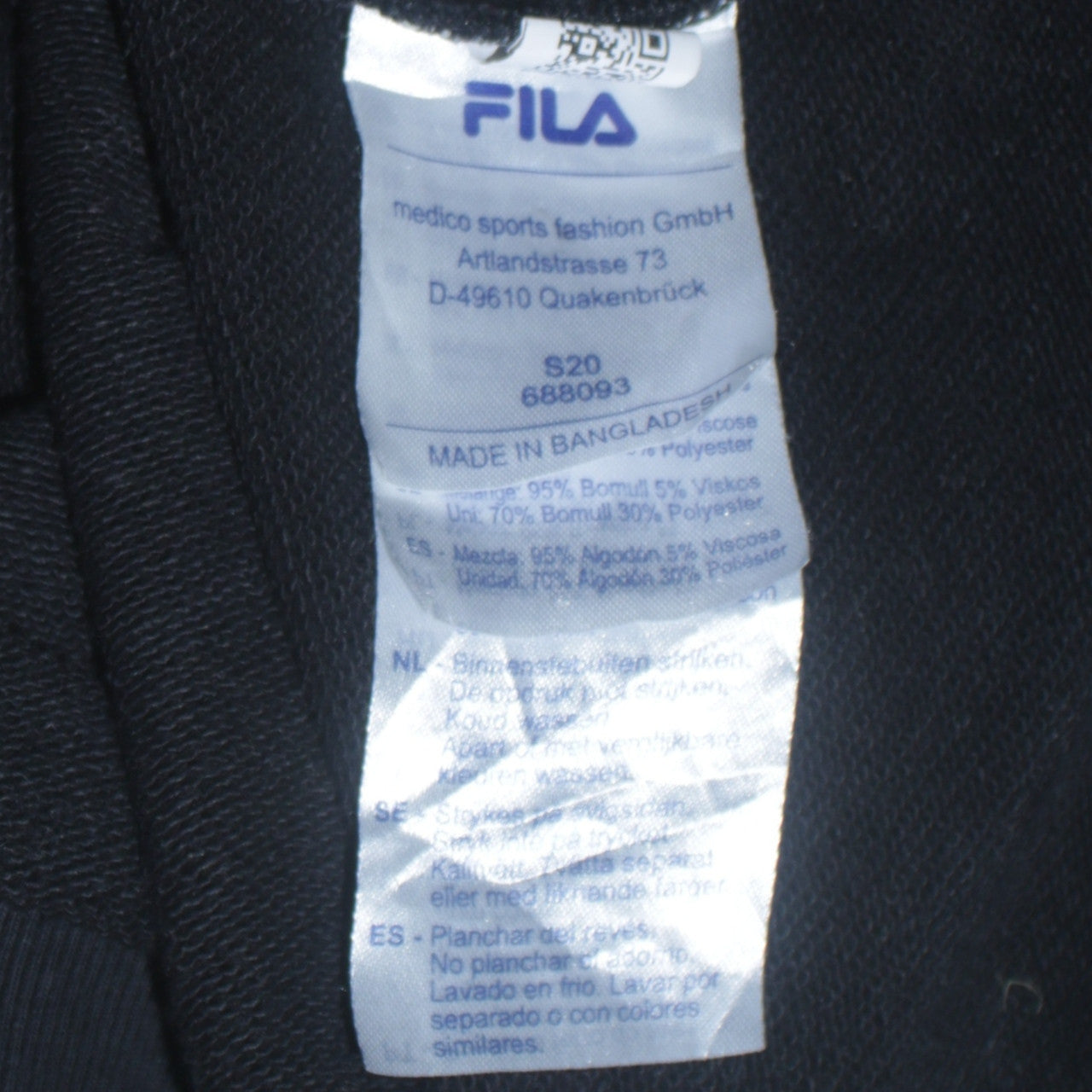 Fila Boys Grey Colourblock Crew Neck Sweatshirt 15-16 Years