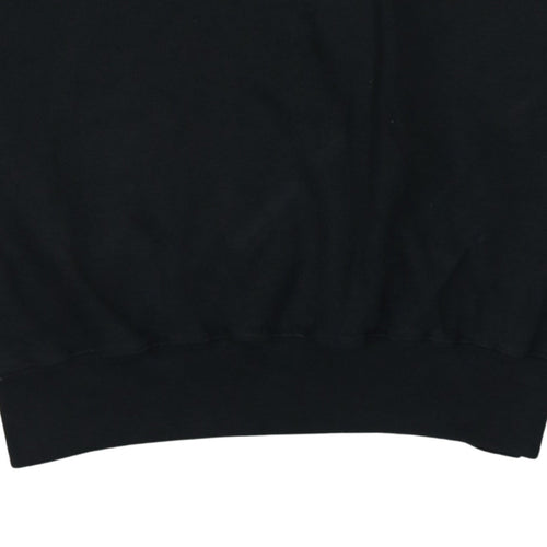 Champion Men's Black Large Pullover Sweatshirt USA Embroidered Vintage