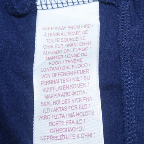 Levi's Girls Blue Full Zip Hoodie Size 12 Years Cotton Blend