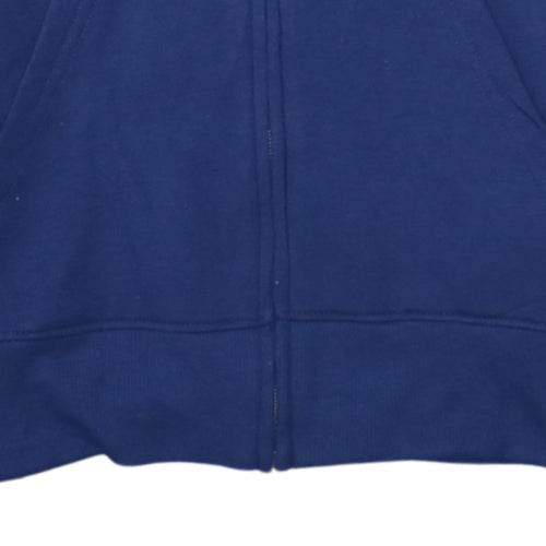 Levi's Girls Blue Full Zip Hoodie Size 12 Years Cotton Blend