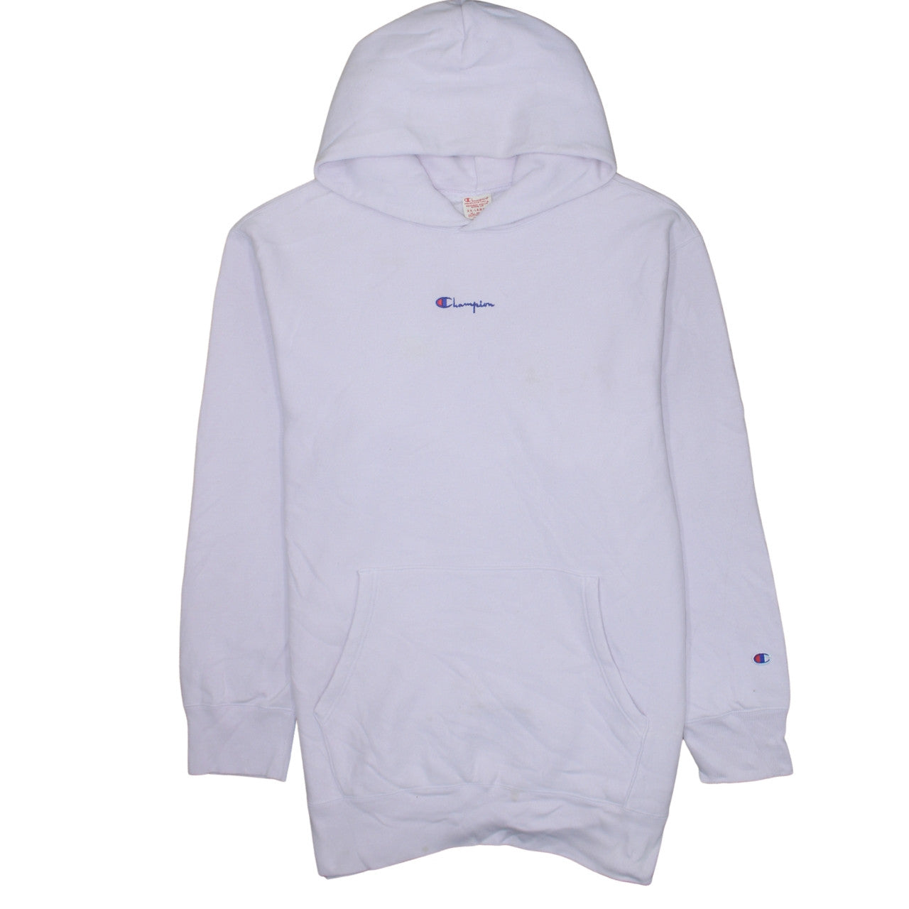 Champion Womens White 2XL Reverse Weave Pullover Hoodie Sweatshirt
