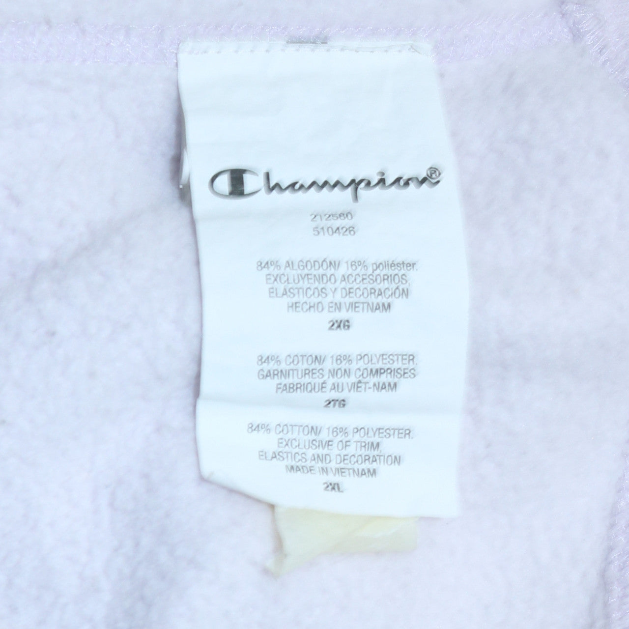 Champion Womens White 2XL Reverse Weave Pullover Hoodie Sweatshirt