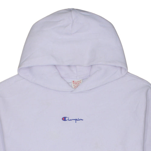 Champion Womens White 2XL Reverse Weave Pullover Hoodie Sweatshirt