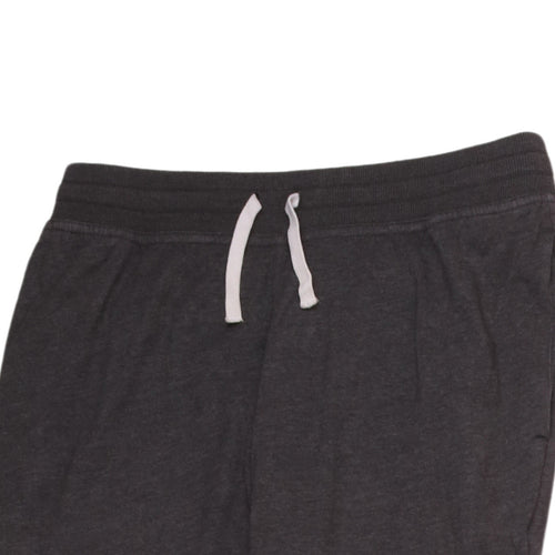 H&M Girls Black Cotton Jogger Trousers Age 13-14 Years