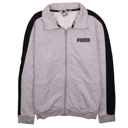 Puma Men's Grey 2XL Track Jacket Full Zip Lightweight Activewear