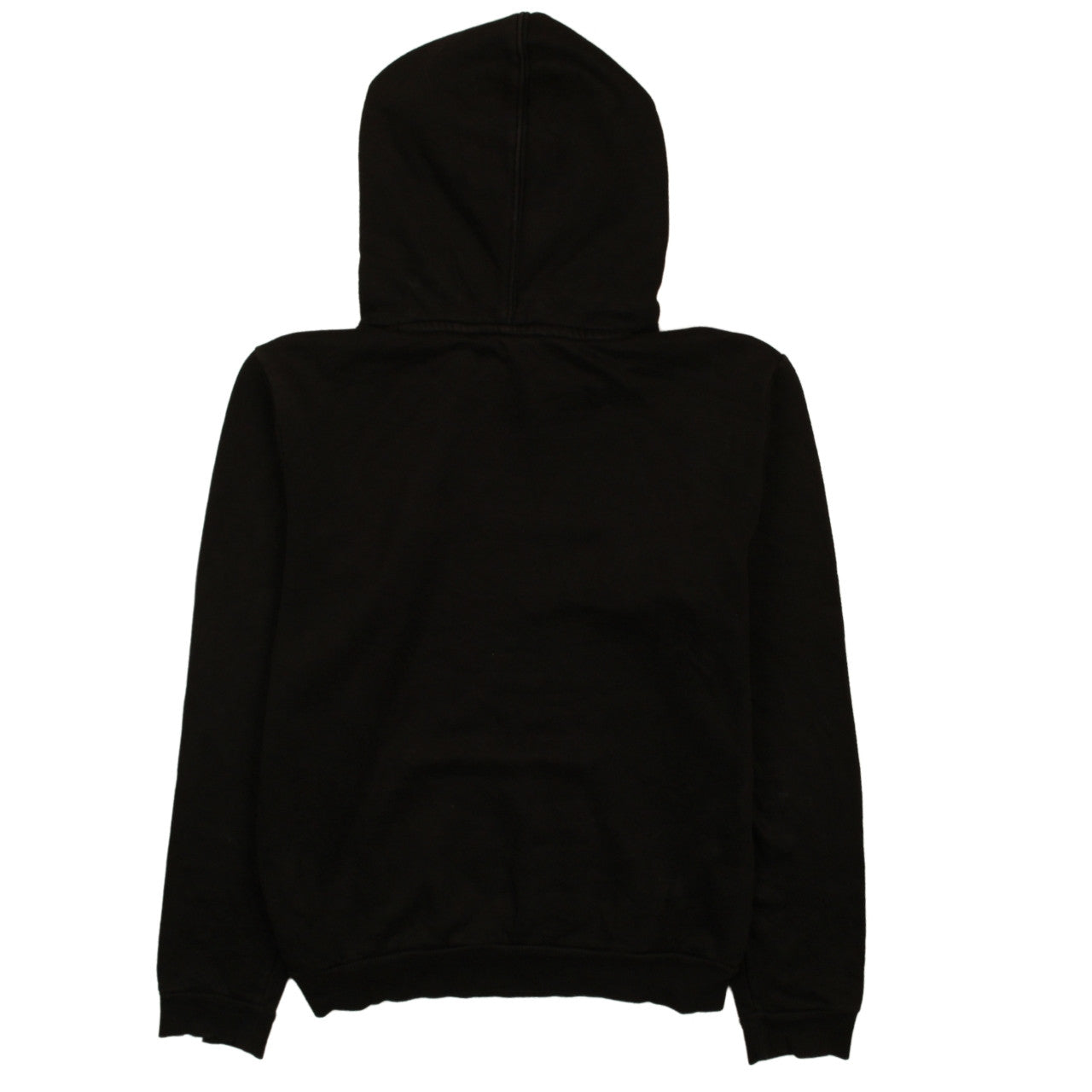 Puma Womens Black Gold Logo Pullover Hoodie Size 10