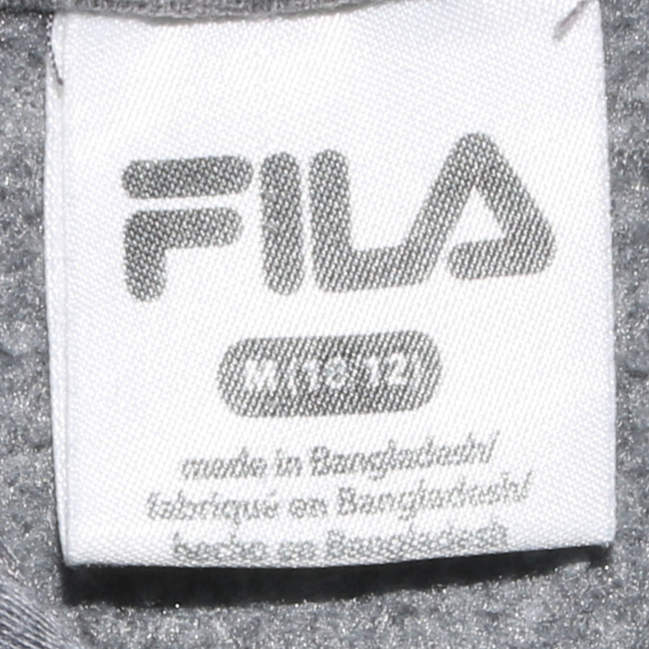 FILA Boys Grey & Blue Pullover Hoodie Size 11-12 Years Graphic Print