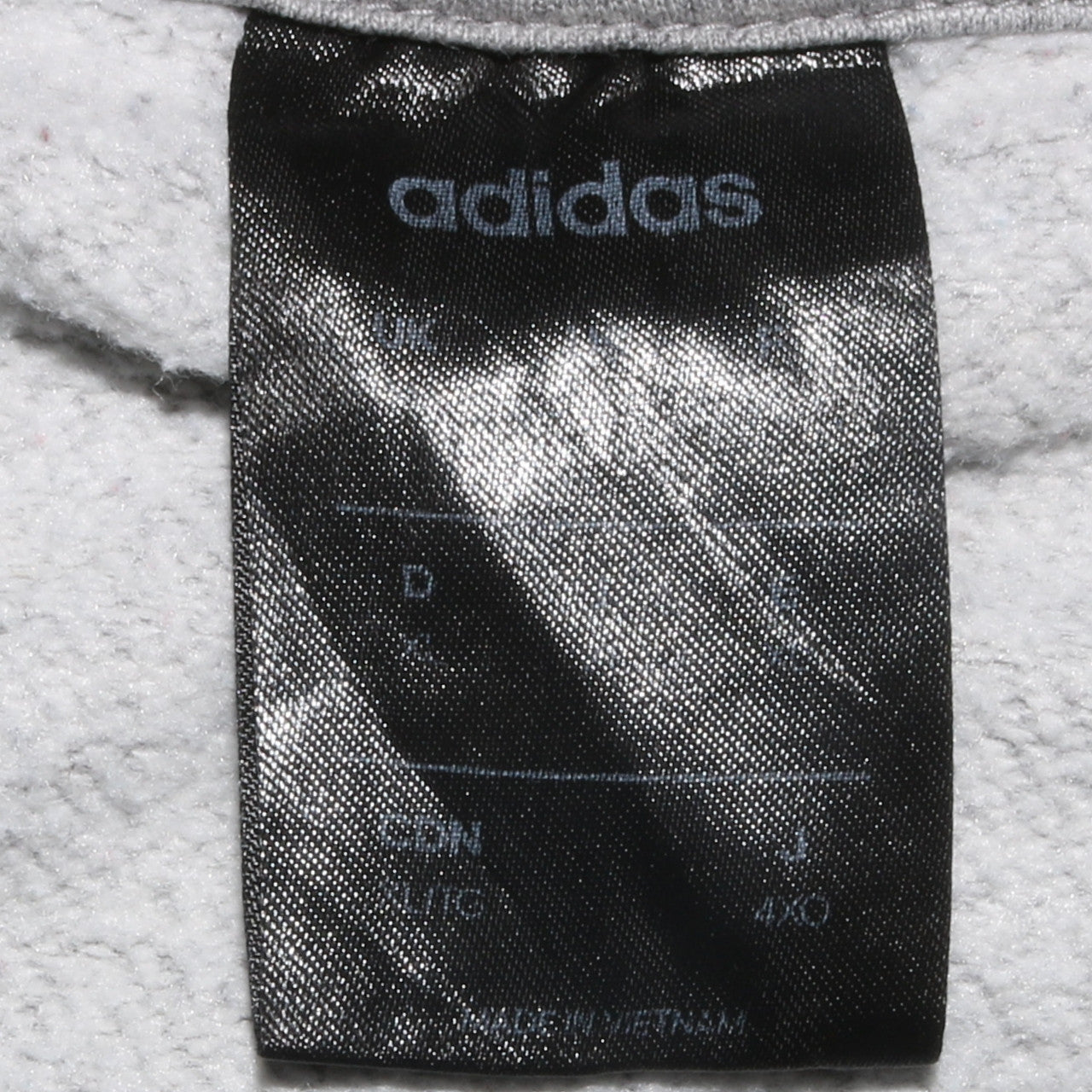 adidas Men’s Grey Crew Neck Sweatshirt L Logo Pullover