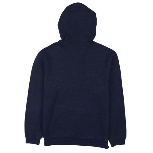 GAP Men's Blue Pullover Hoodie Medium Logo Fleece Sweatshirt