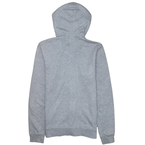 Adidas Women’s Grey Full Zip Hoodie Size 14 Classic Hooded Sweatshirt