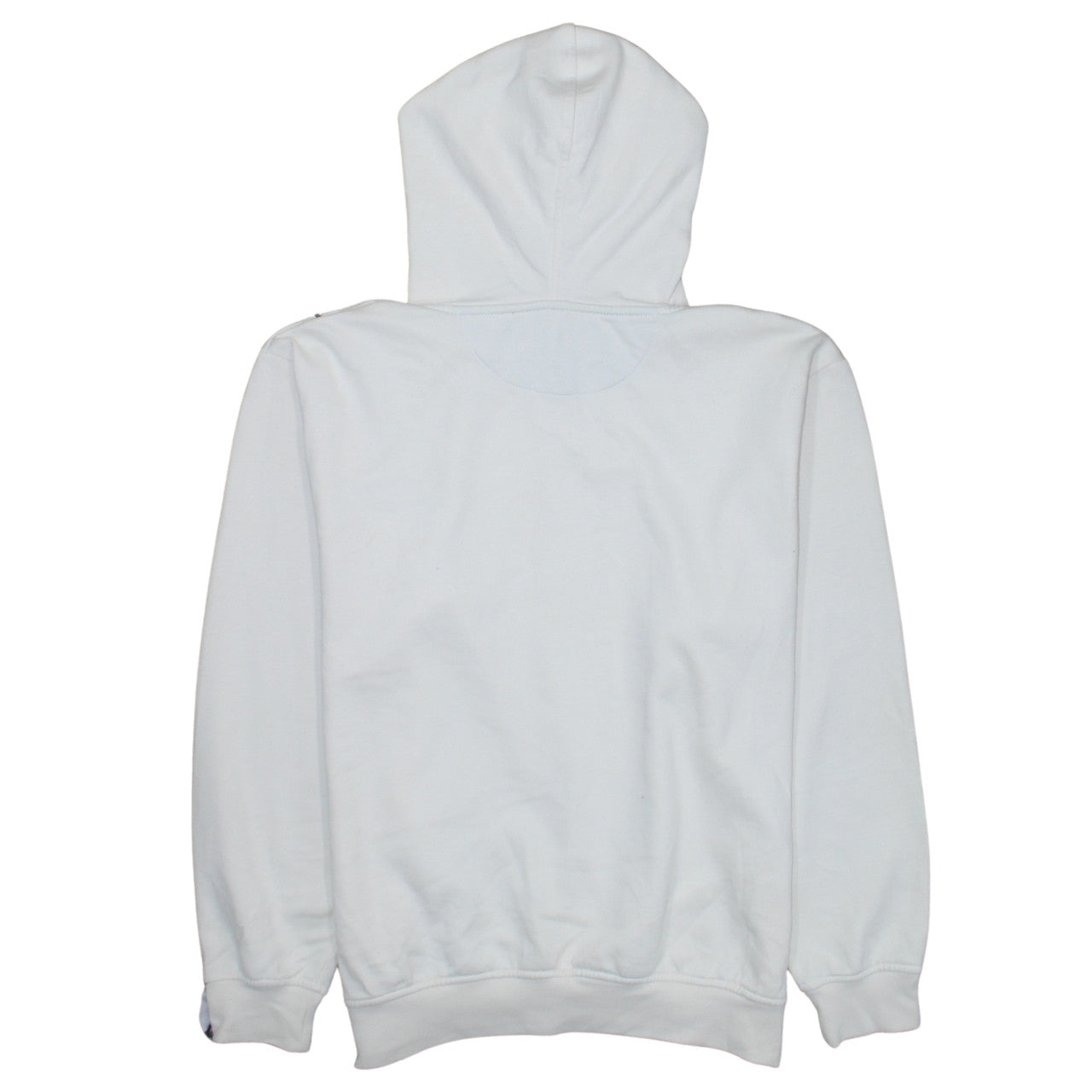 Reebok Men's White Pullover Hoodie Small Athletic Logo Sweatshirt