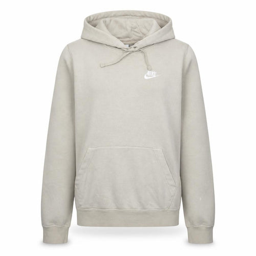 Nike Women Beige Pullover Hoodie Small Cotton Blend Casual Fit