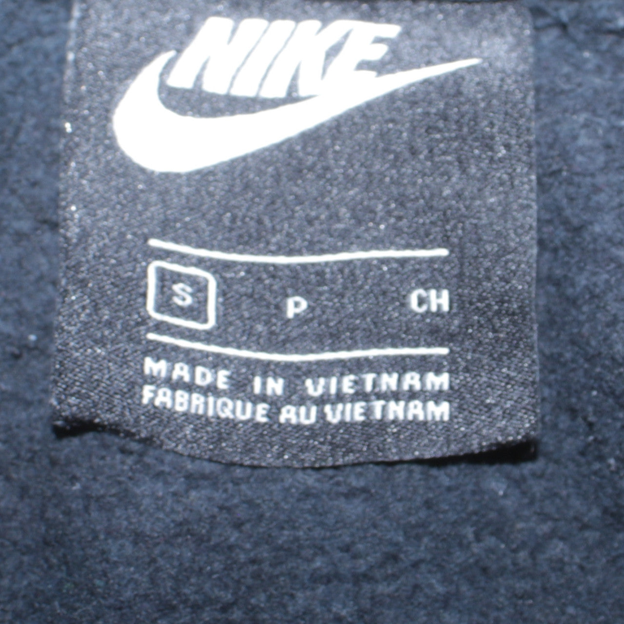 Nike Men's Black Swoosh Logo Crew Neck Sweatshirt Size S