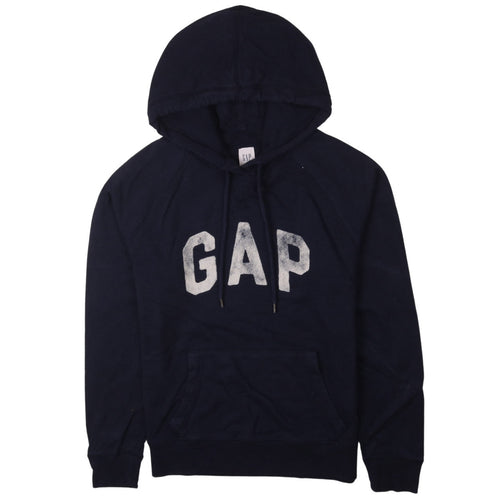 GAP Men's Blue Pullover Hoodie Size S Logo New York Sweatshirt