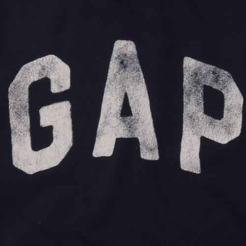 GAP Men's Blue Pullover Hoodie Size S Logo New York Sweatshirt