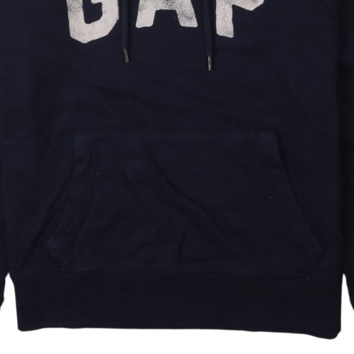 GAP Men's Blue Pullover Hoodie Size S Logo New York Sweatshirt