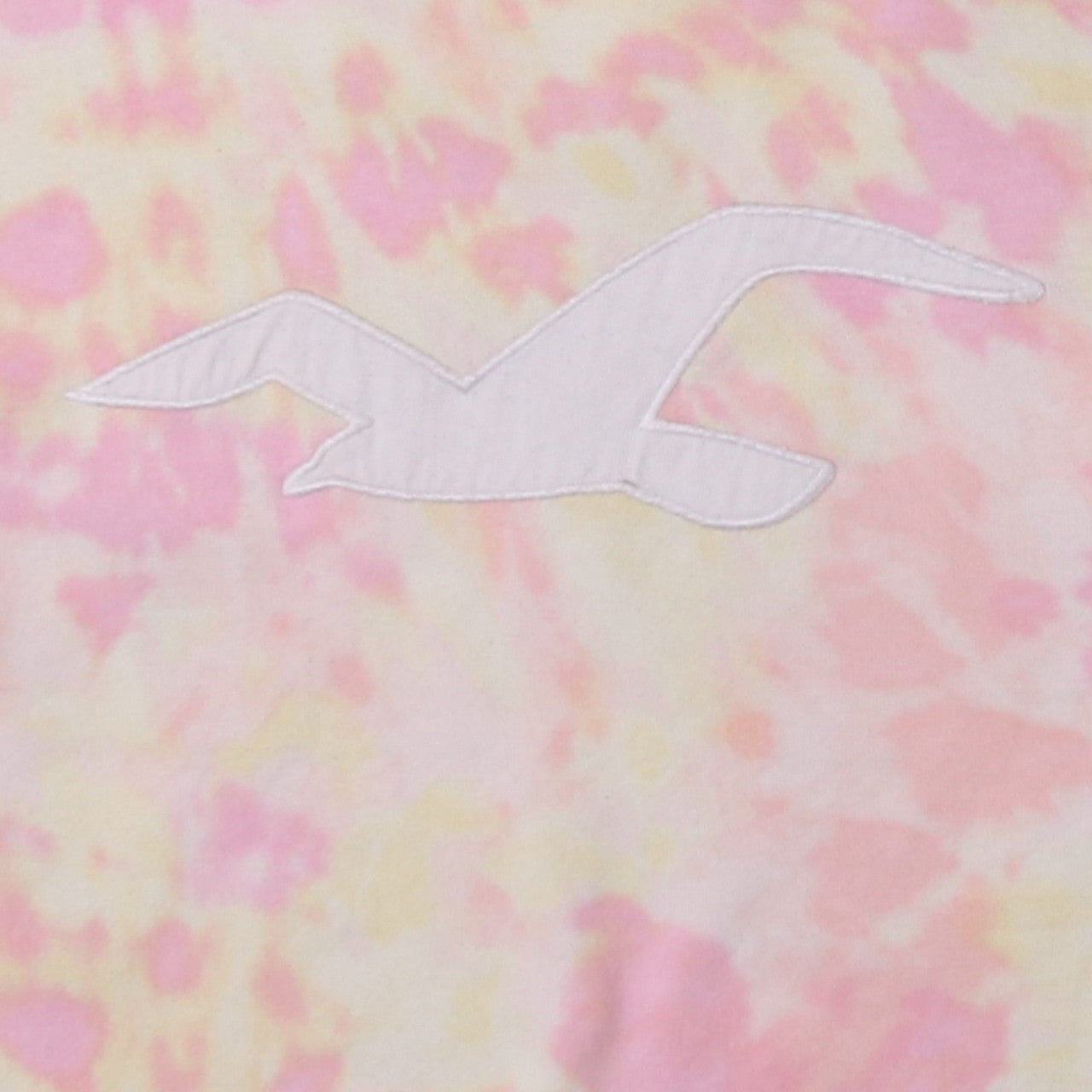 Hollister Womens Pink Tie-Dye Pullover Hoodie Small
