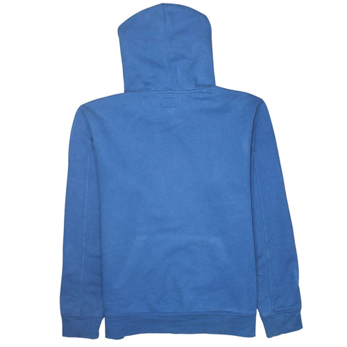 Timberland Men's Blue Pullover Hoodie Regular Fit M Graphic Logo