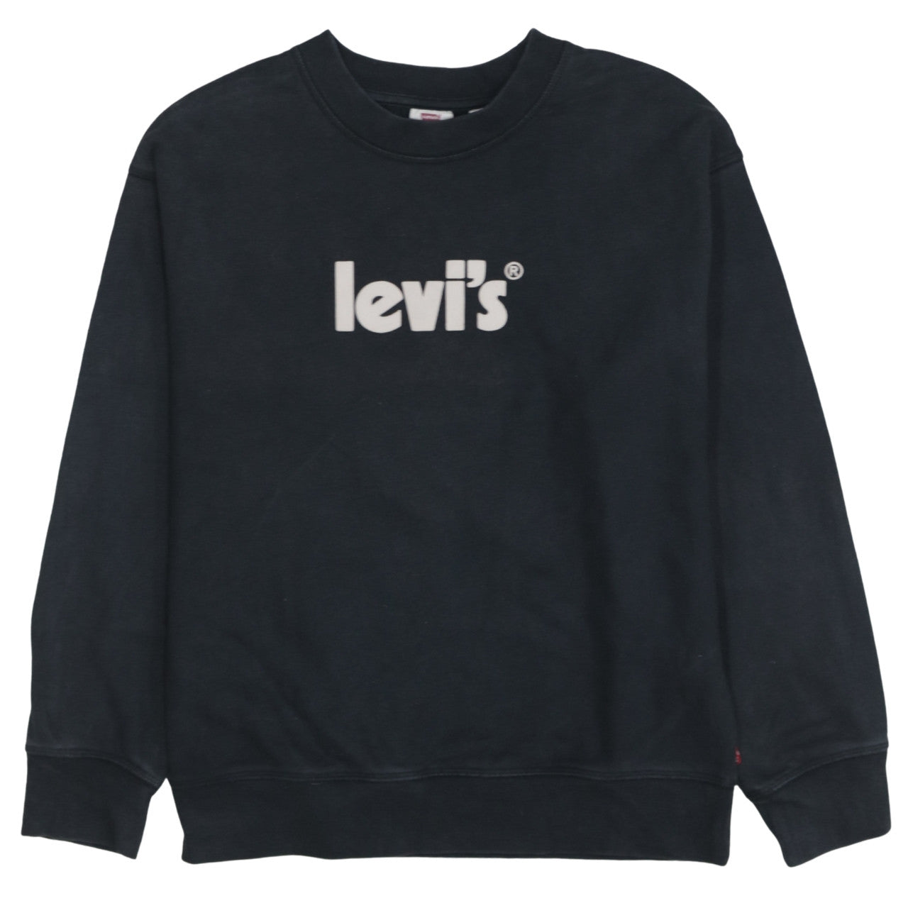 Levi's Mens Black XS Graphic Logo Crew Neck Sweatshirt