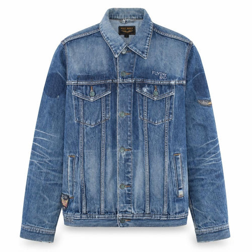 Pall Mall Men's Blue Denim Classic Jacket Size L Vintage Style