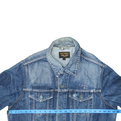 Pall Mall Men's Blue Denim Classic Jacket Size L Vintage Style