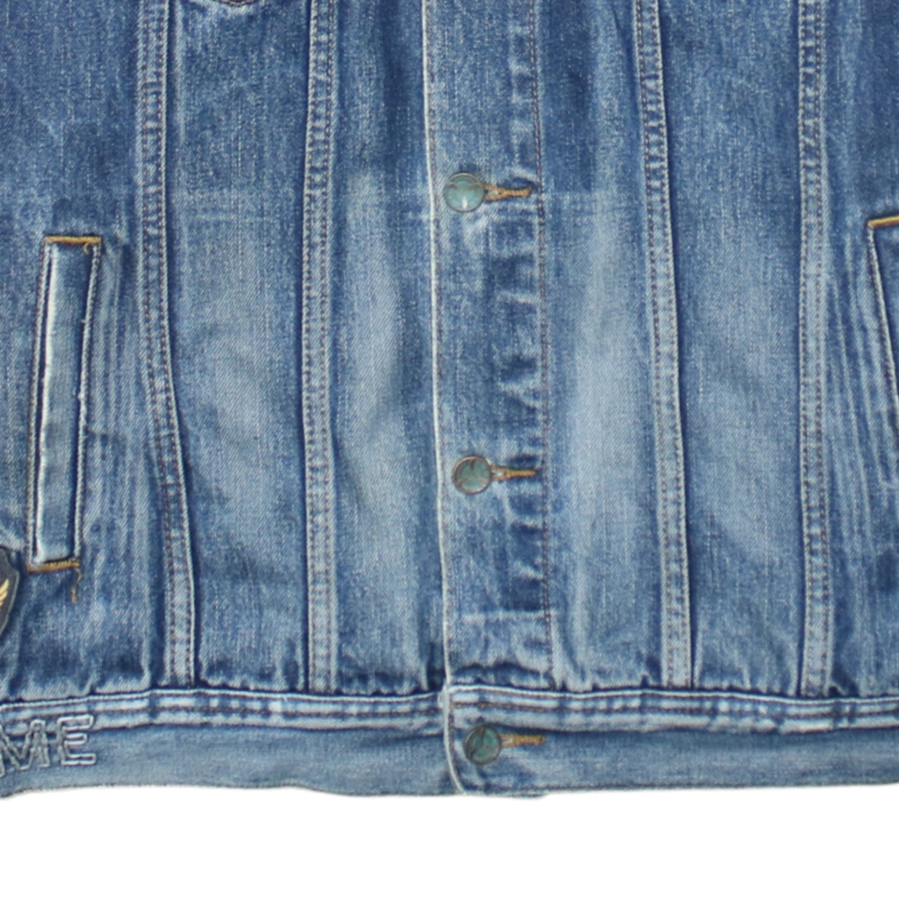 Pall Mall Men's Blue Denim Classic Jacket Size L Vintage Style